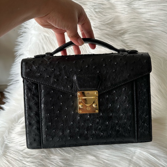 Handbags - Authentic Ostrich Handbag Like New